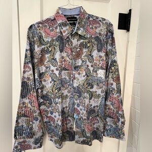 Men’s Paul Fredrick Long Sleeve Button Down